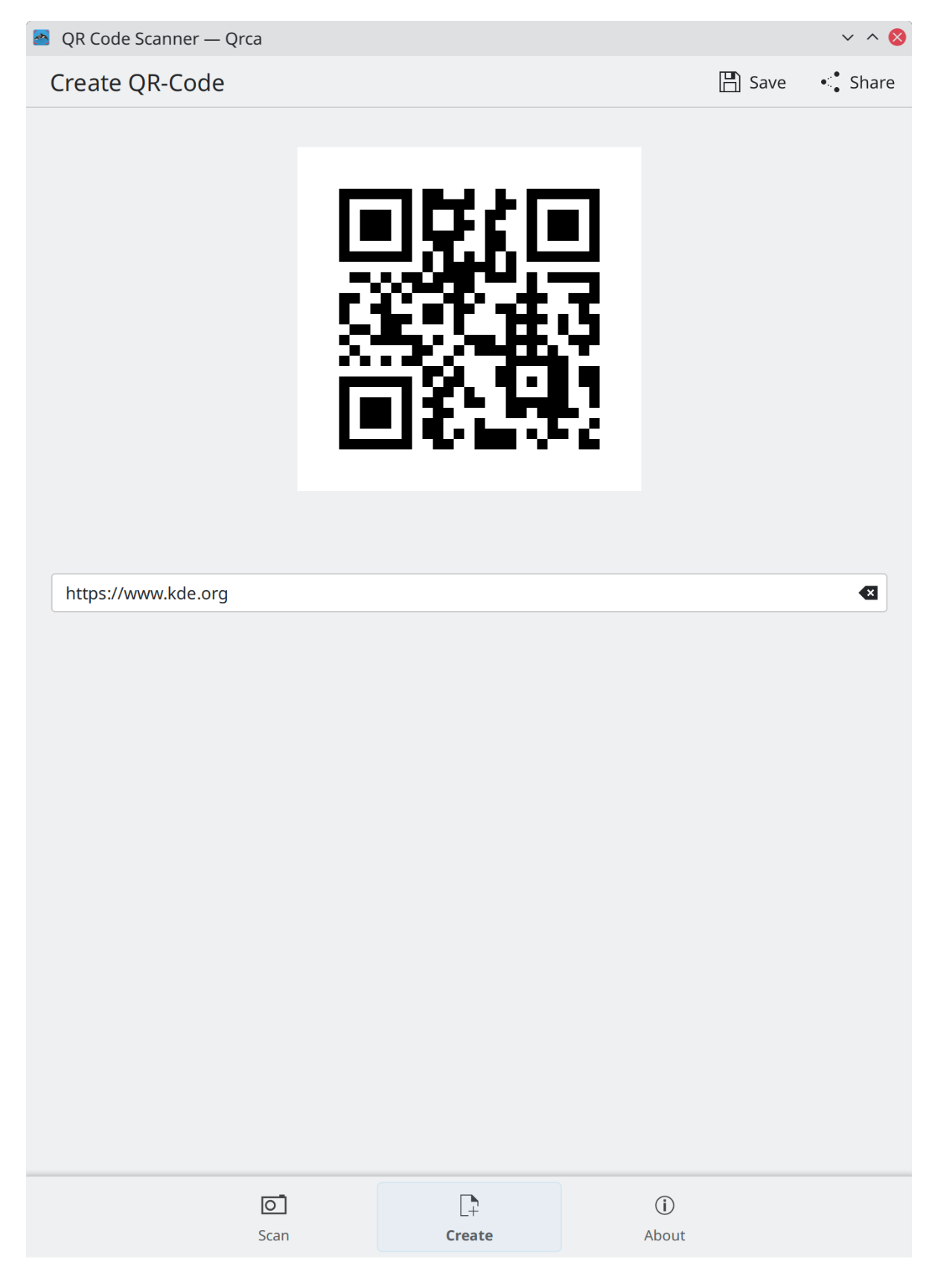 Qrca screenshot