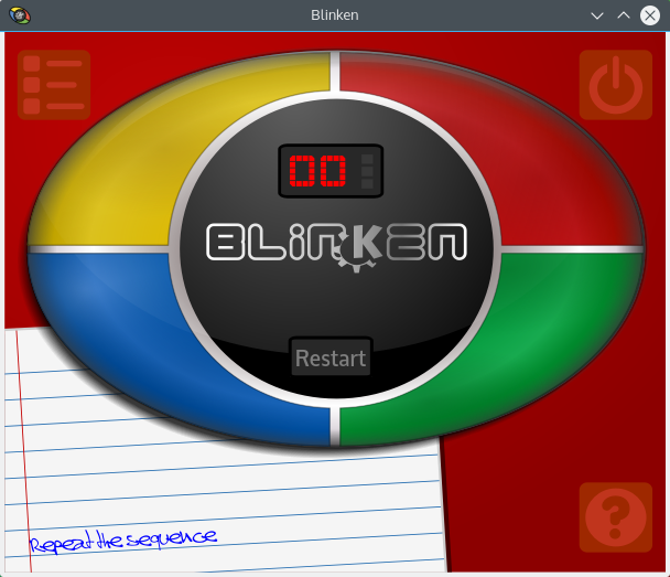 BlinKen 遊玩畫面