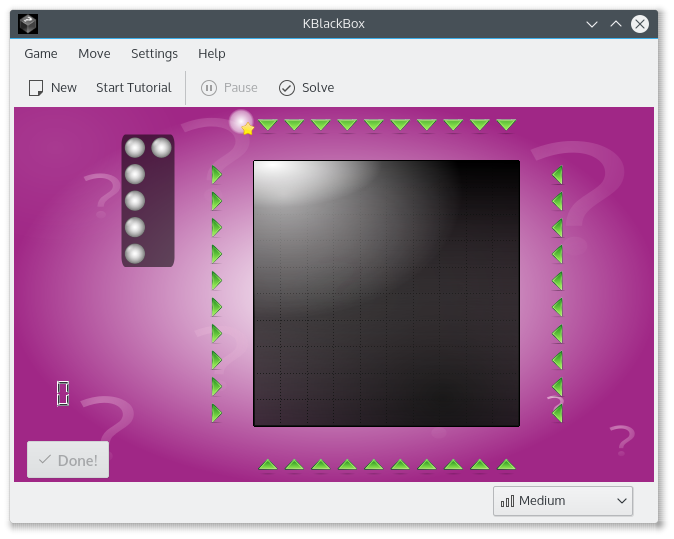 Screenshot of KBlackBox