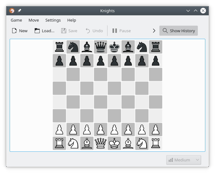 Knights, chess game