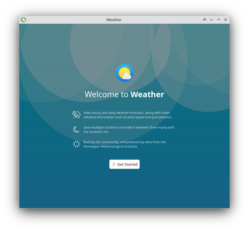 Desktop Welcome Screen