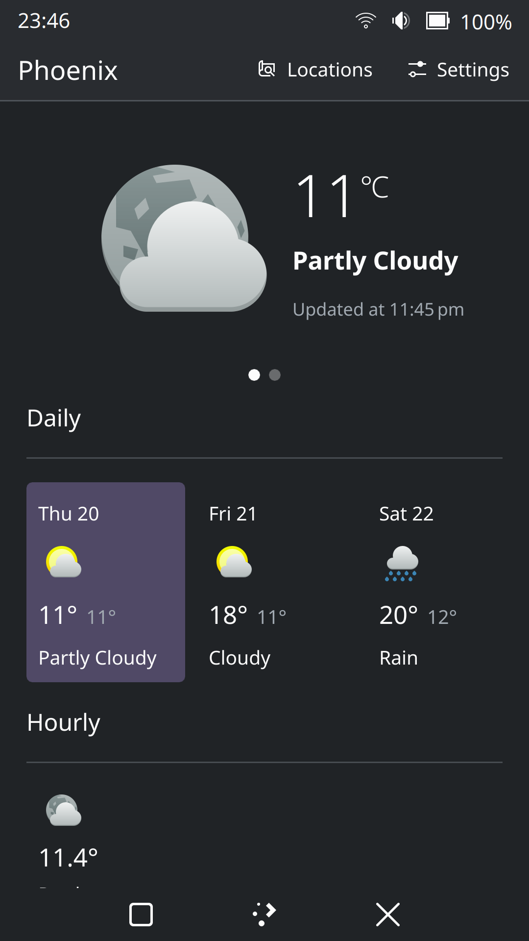 Vista platte de Mobile